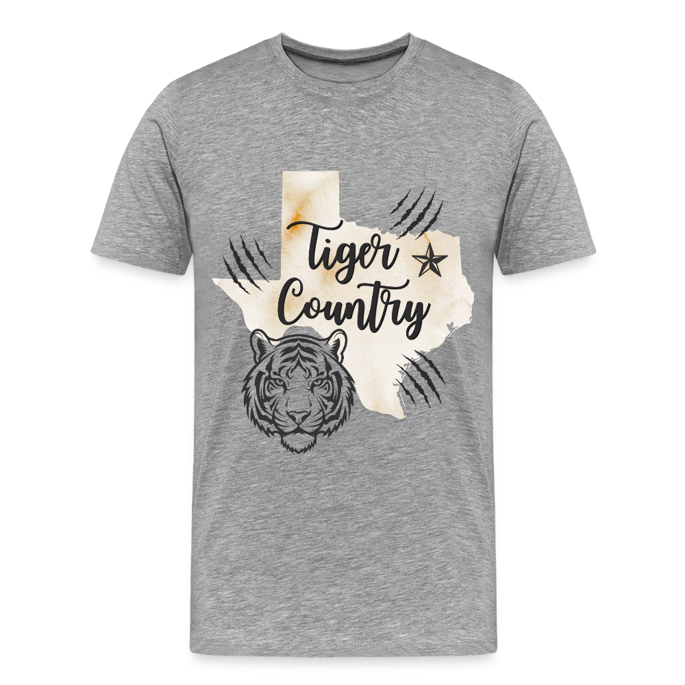 Tiger Country 2 Premium Adult T-Shirt - heather gray