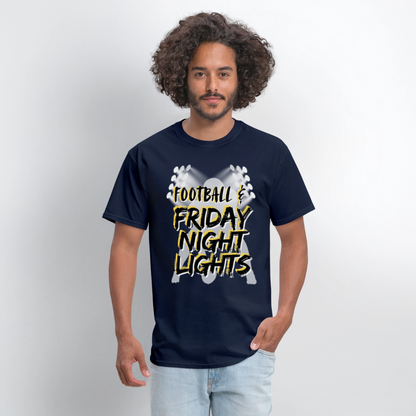 Football & Friday Night Lights T-Shirt | GILDAN 5000 - navy