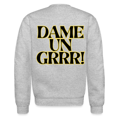 Solo aquí por el Tigre! Crewneck Sweatshirt - heather gray