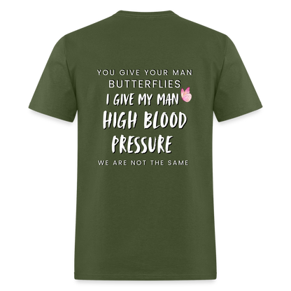FWC Butterflies & High Blood Pressure Classic T-Shirt - military green