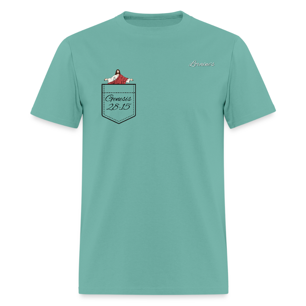 Genesis 28:15 Classic T-Shirt - aquatic