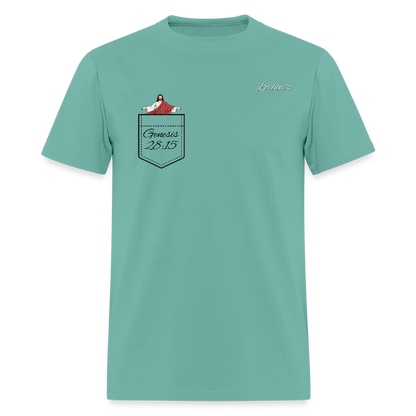 Genesis 28:15 Classic T-Shirt - aquatic
