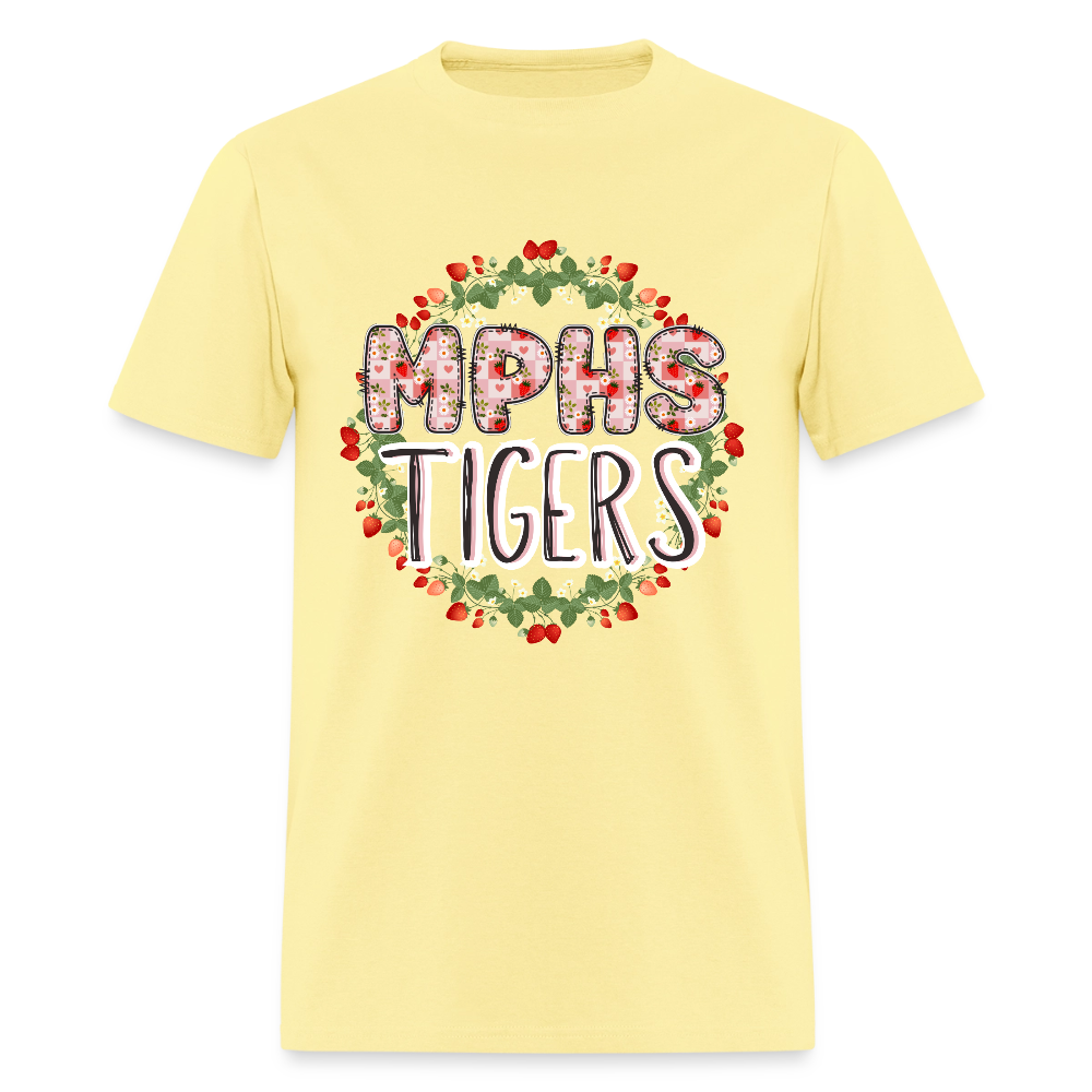 MPHS Berry Special Care in Feeding Our Tigers T-Shirt | GILDAN 5000 - cornsilk