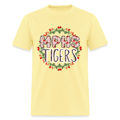 MPHS Berry Special Care in Feeding Our Tigers T-Shirt | GILDAN 5000 - cornsilk