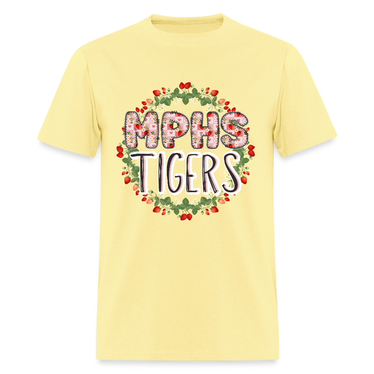MPHS Berry Special Care in Feeding Our Tigers T-Shirt | GILDAN 5000 - cornsilk