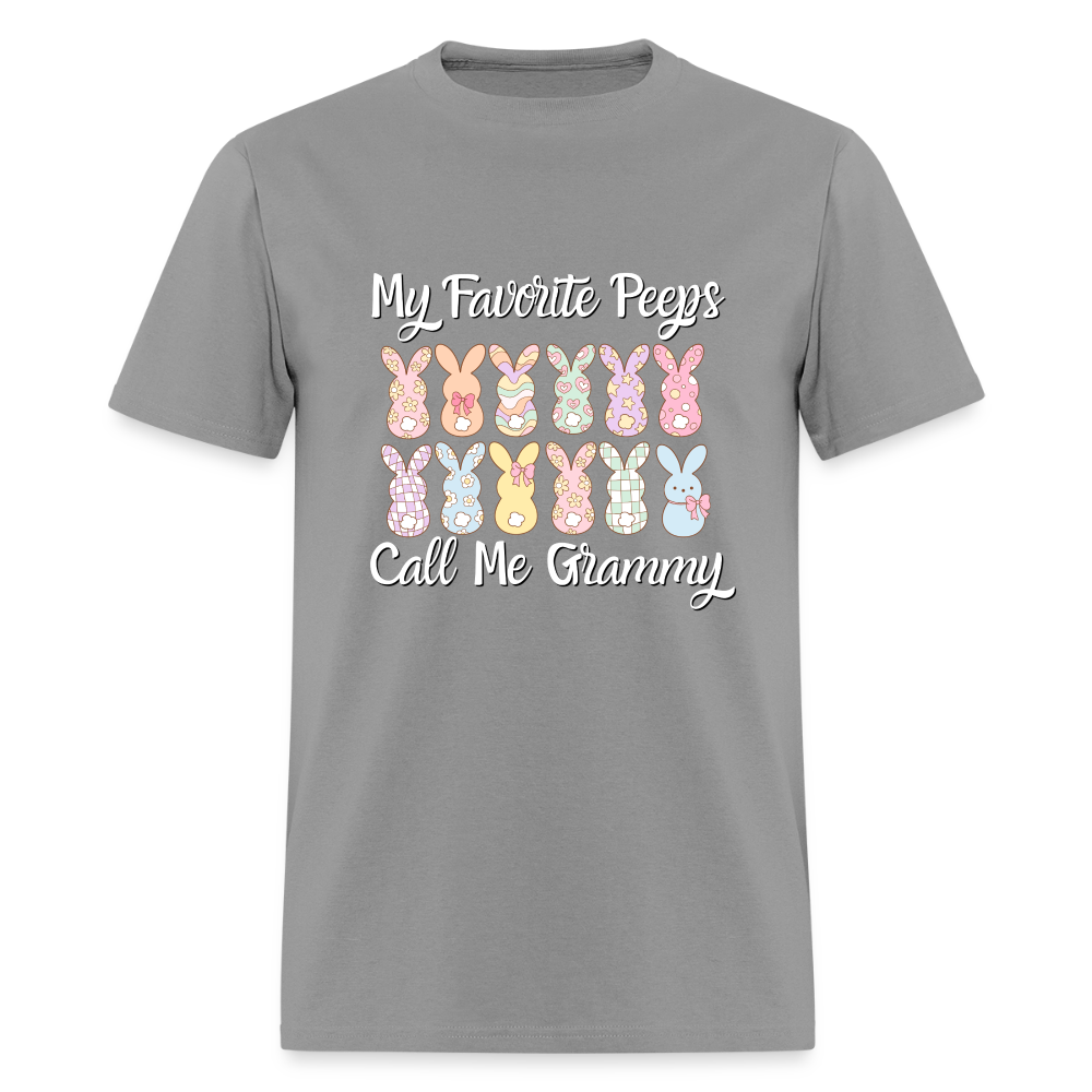 My Favorite Peeps Call Me Grammy 12 Peeps T-Shirt | GILDAN 5000 - rock