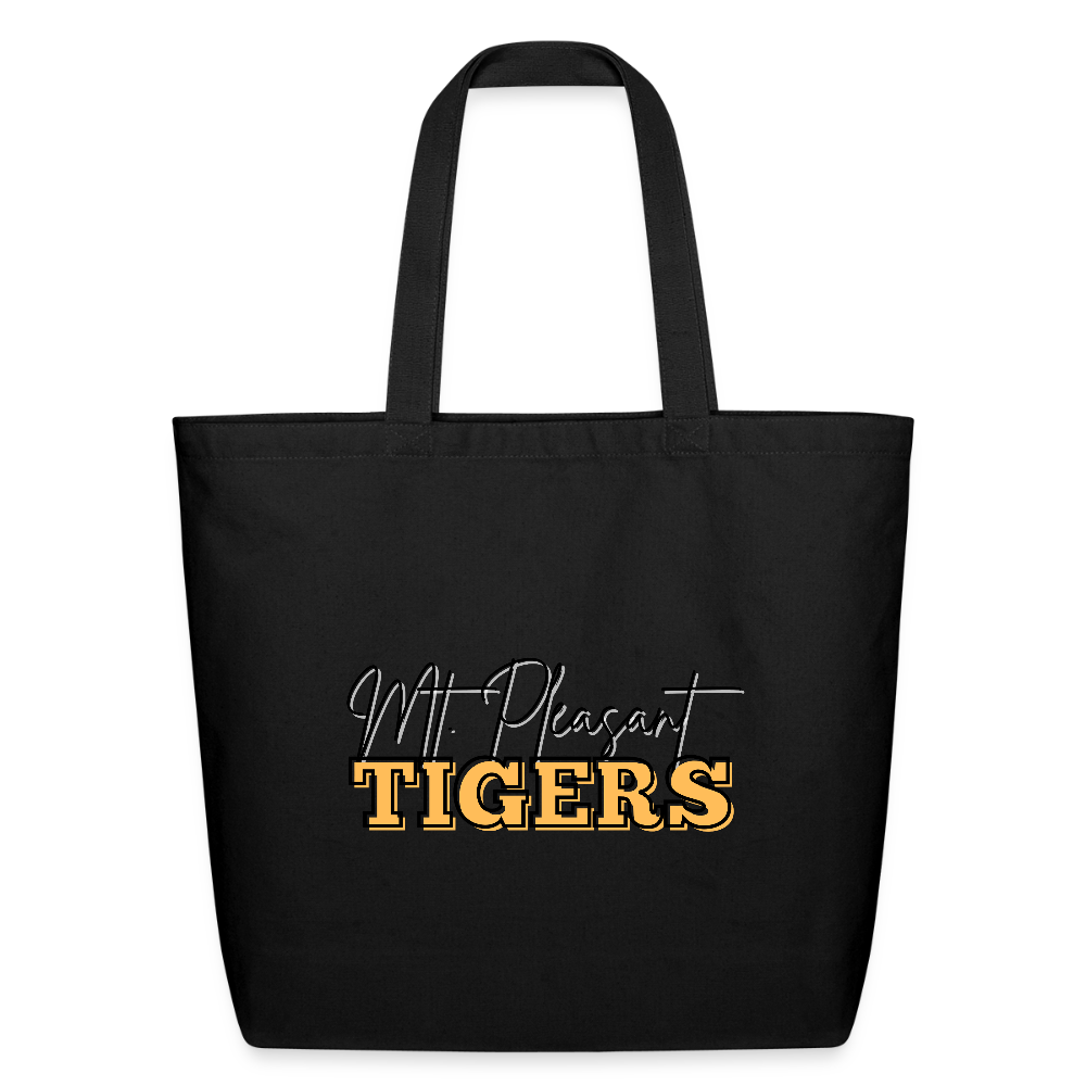 MP Tiger Bleed Black & Gold Eco-Friendly Cotton Tote - black