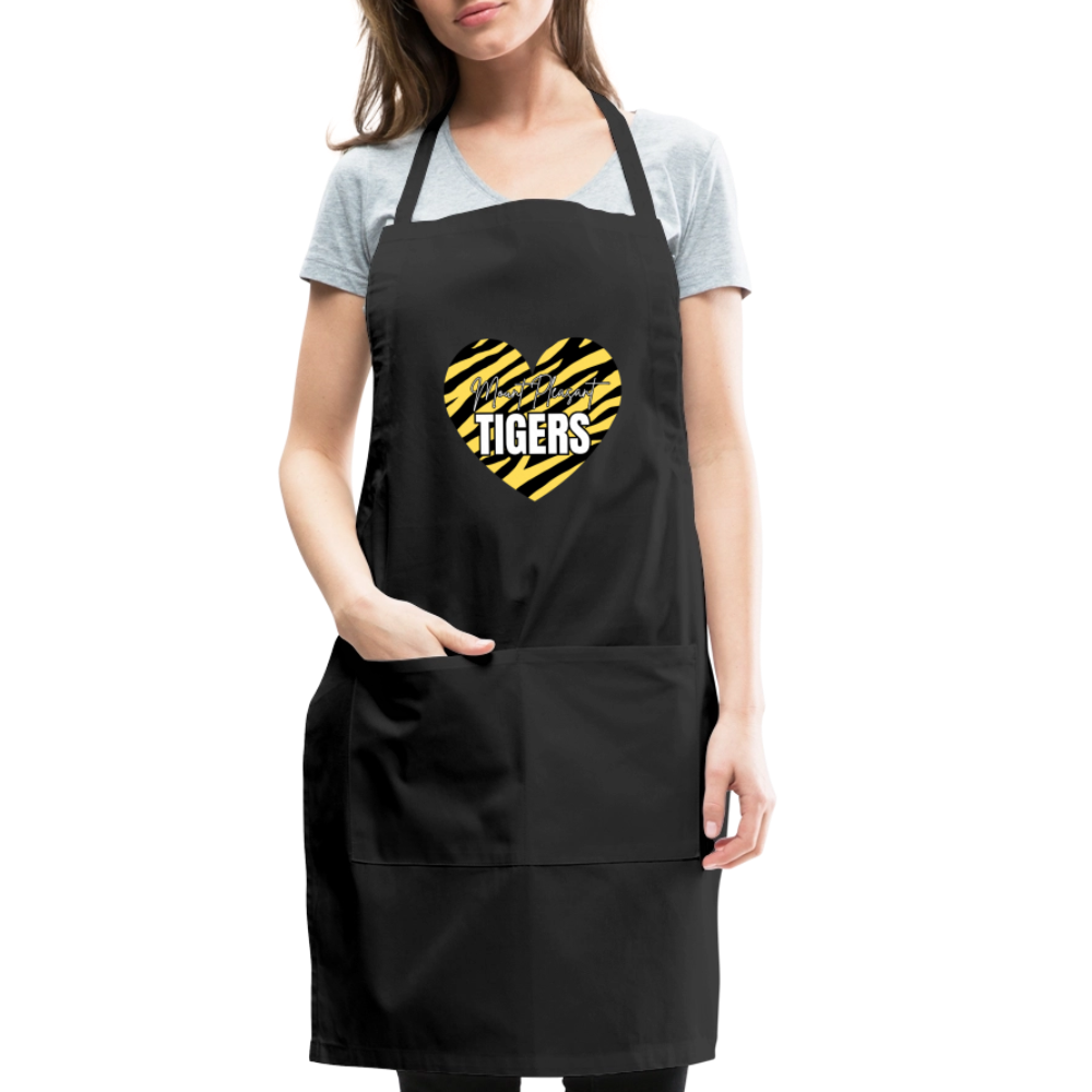 Tiger Heart Adjustable Apron - black