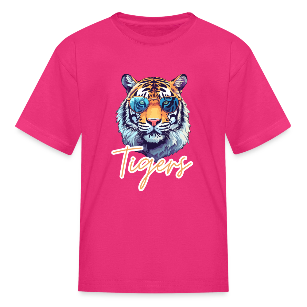 Kids' Cool Cats T-Shirt - fuchsia