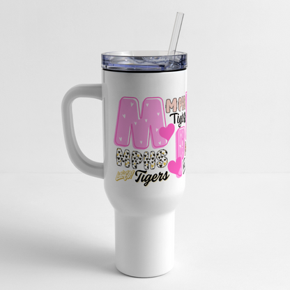 MPHS Tigers Banner 40 oz Travel Tumbler - white