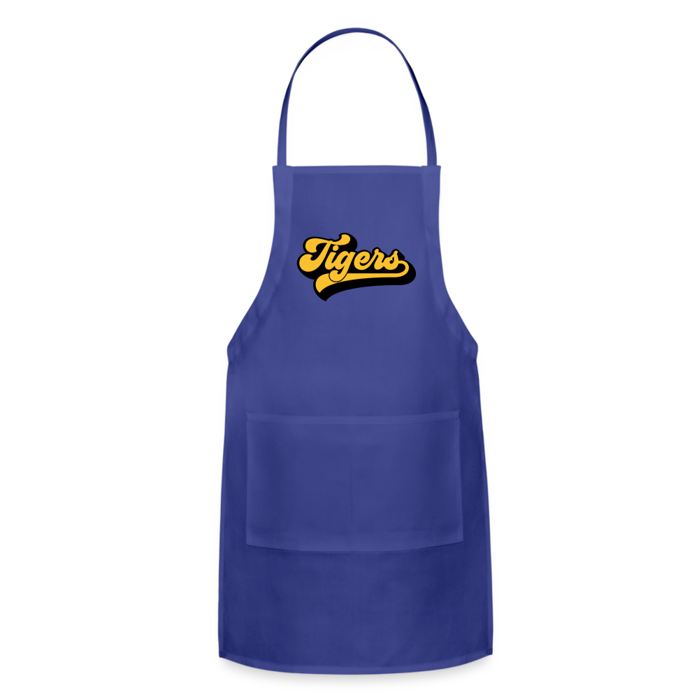 Tigers Adjustable Apron - royal blue