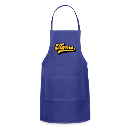 Tigers Adjustable Apron - royal blue