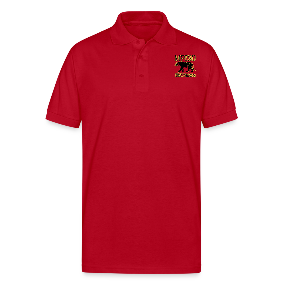 MPISD  Child Nutrition Gildan Unisex 50/50 Jersey Polo - red