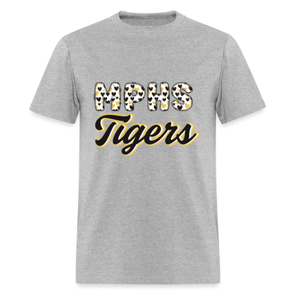 MPHS Black and Gold Love  T-Shirt | GILDAN 5000 - heather gray