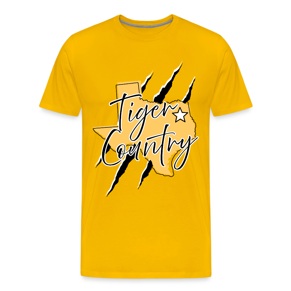 Tiger Country Premium Adult T-Shirt - sun yellow