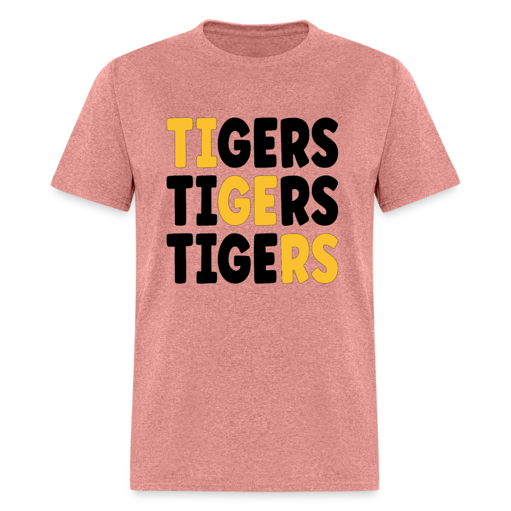 Tigers x 4 Unisex Classic T-Shirt - heather mauve
