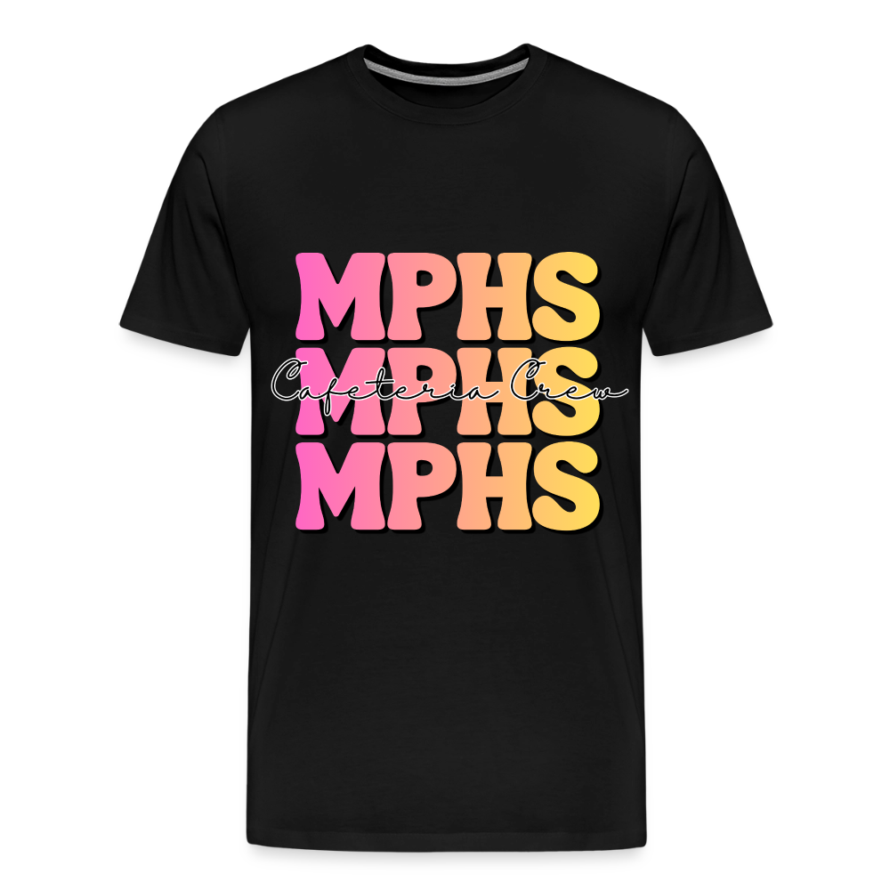 MPHS Cafeteria Crew 6-7 Times Premium Adult T-Shirt - black