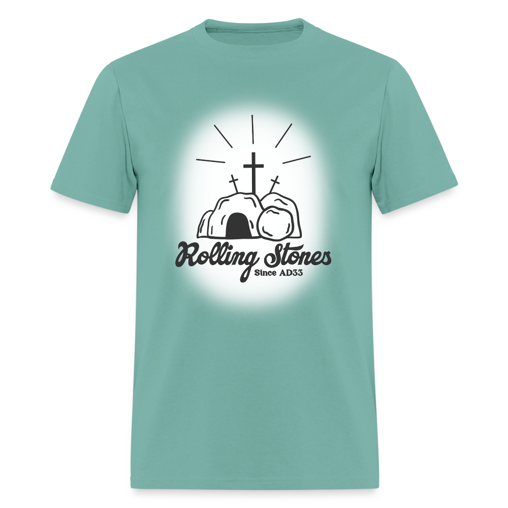 Rolling Stones Since AD33 T-Shirt | GILDAN 5000 - aquatic