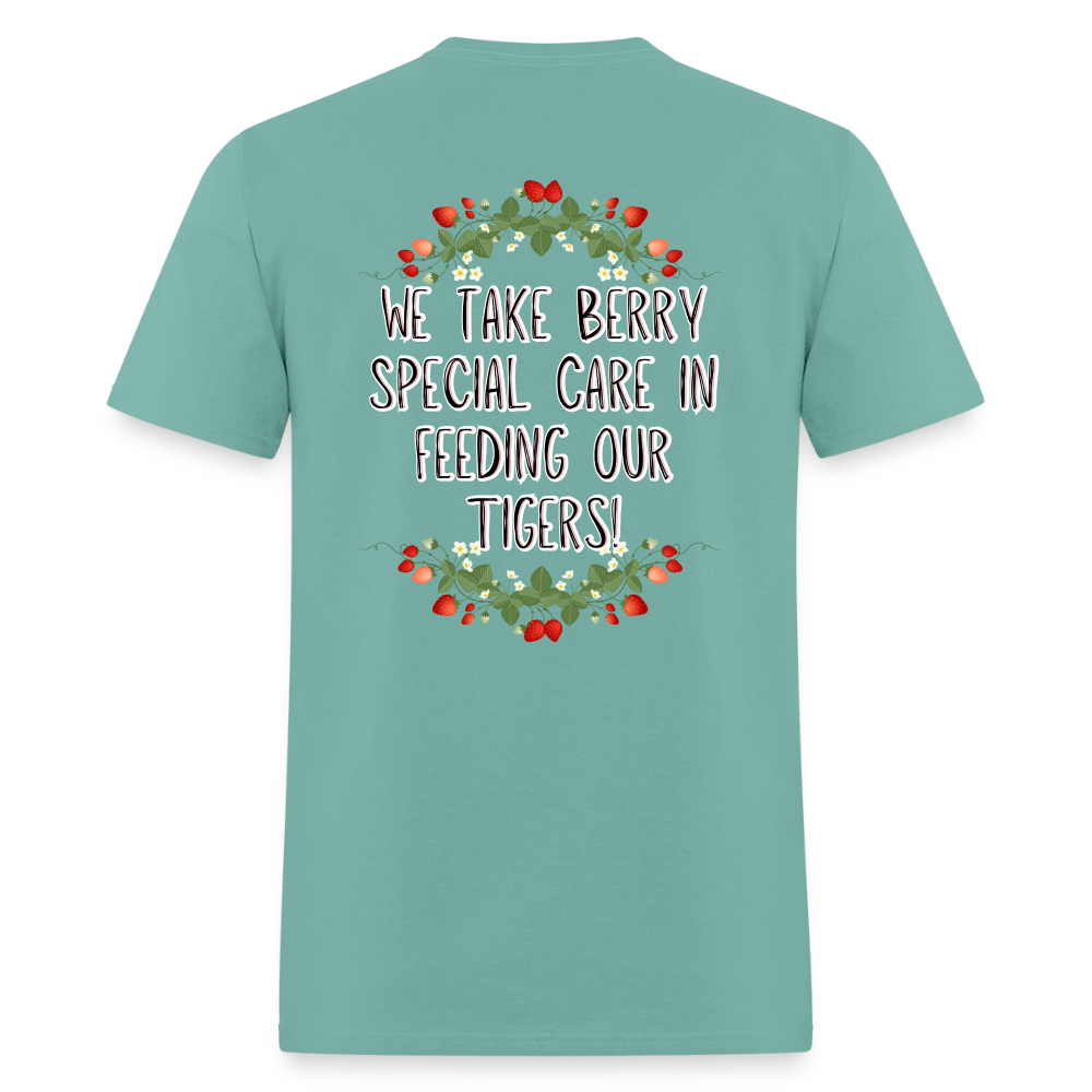 MPHS Berry Special Care in Feeding Our Tigers T-Shirt | GILDAN 5000 - aquatic