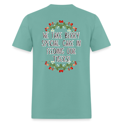 MPHS Berry Special Care in Feeding Our Tigers T-Shirt | GILDAN 5000 - aquatic