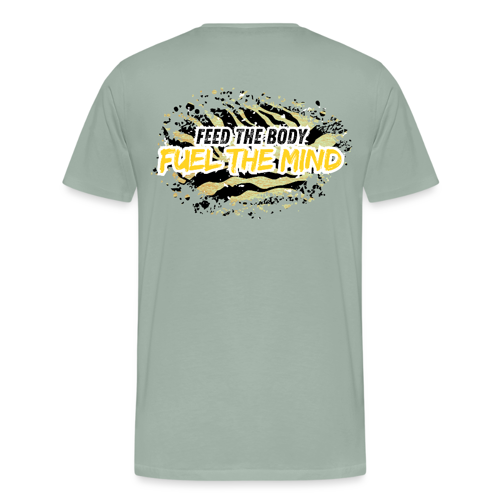 Child Nutrition Logo & Motto Premium T-Shirt - steel green