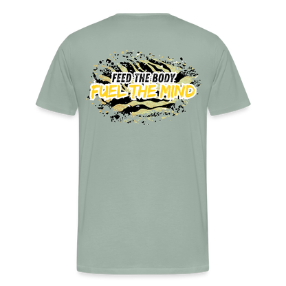 Child Nutrition Logo & Motto Premium T-Shirt - steel green