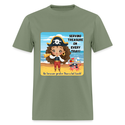 No Greater Treasure than a hot lunch! Classic T-Shirt - military green