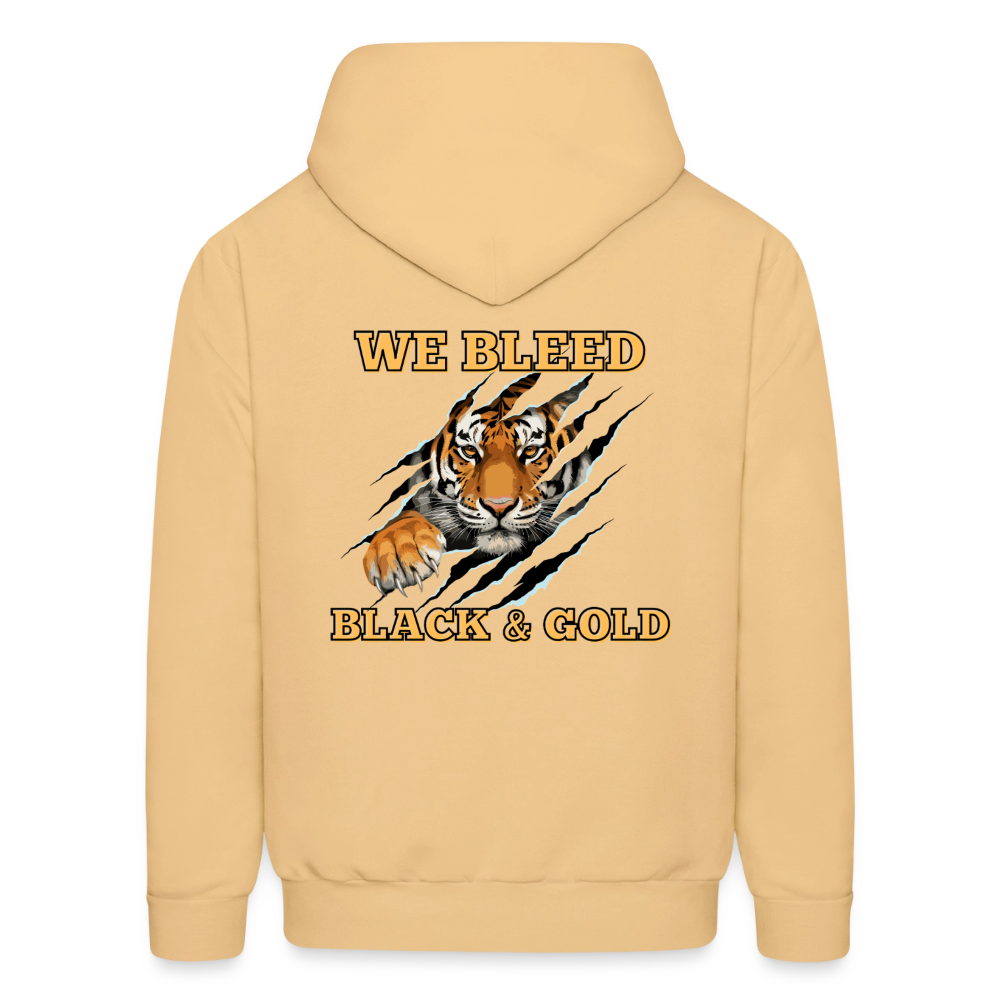 MP Bleed Black and Gold Hoodie - light gold 