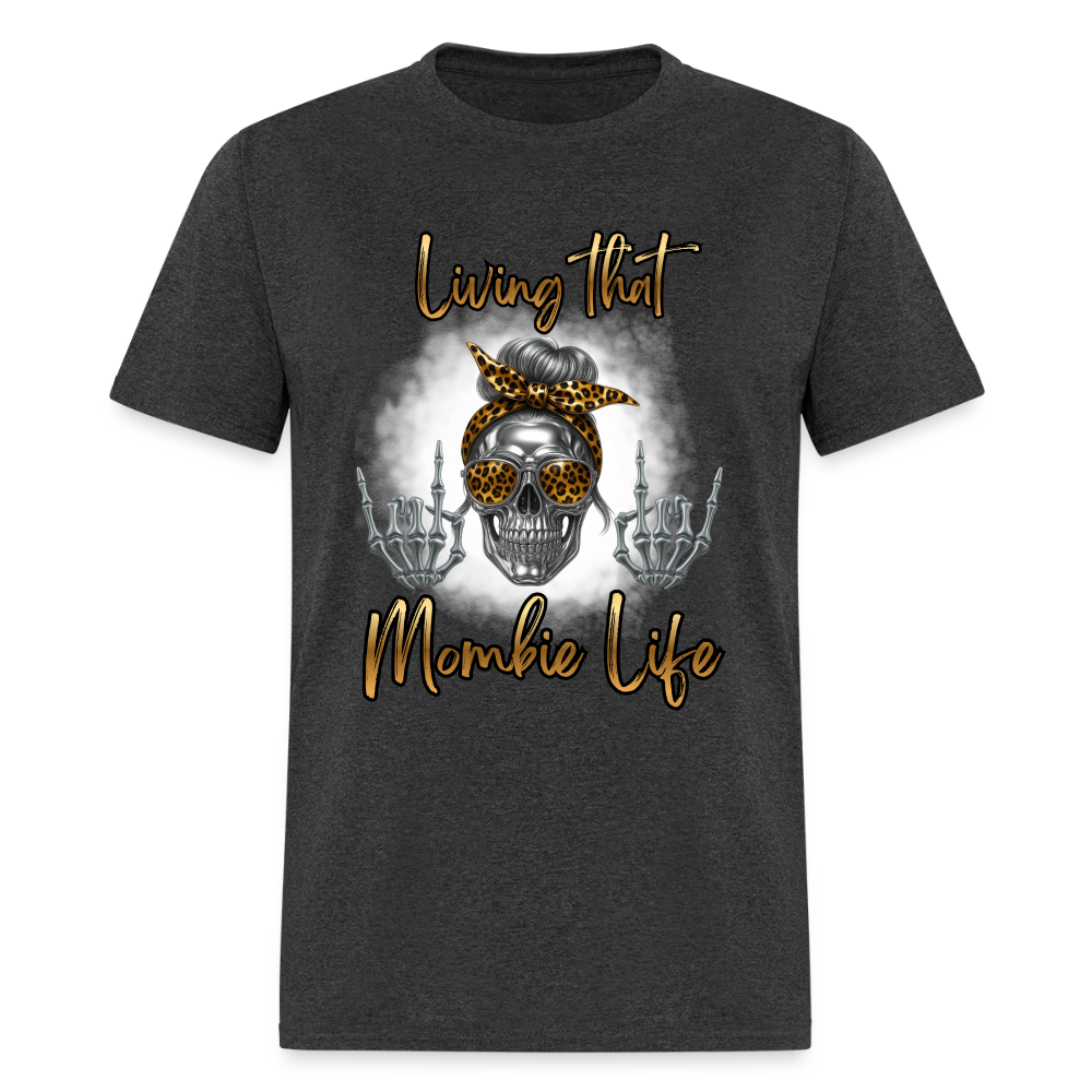 Mombie Life T-Shirt | GILDAN 5000 - heather black
