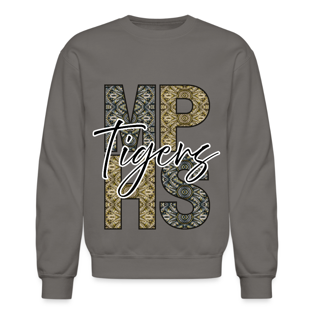 MPHS Tigers Tribal Crewneck Sweatshirt - asphalt gray