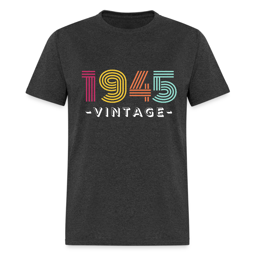 1945 Vintage Classic T-Shirt - heather black