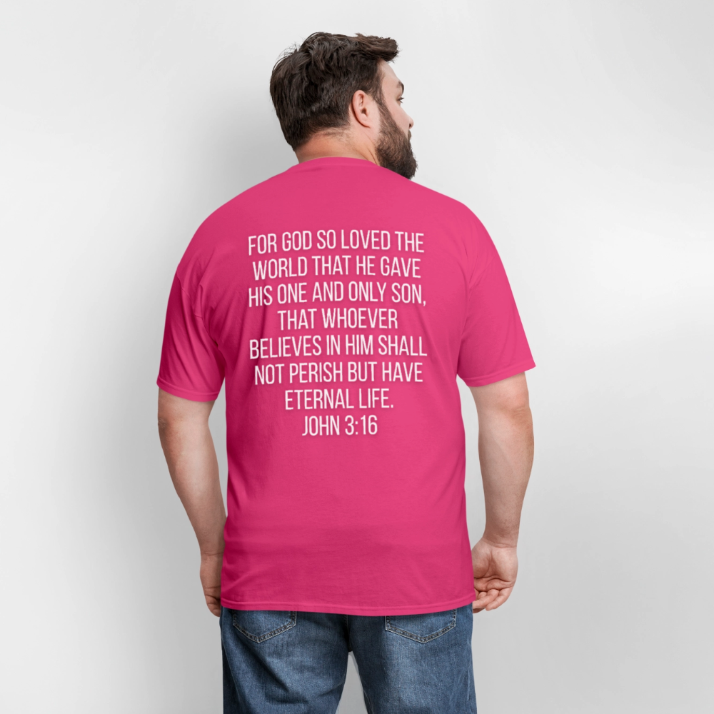 John 3:16 Classic T-Shirt - fuchsia