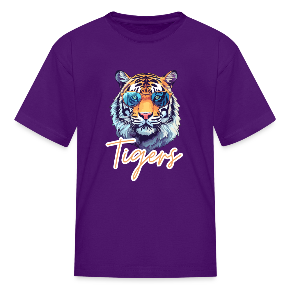 Kids' Cool Cats T-Shirt - purple