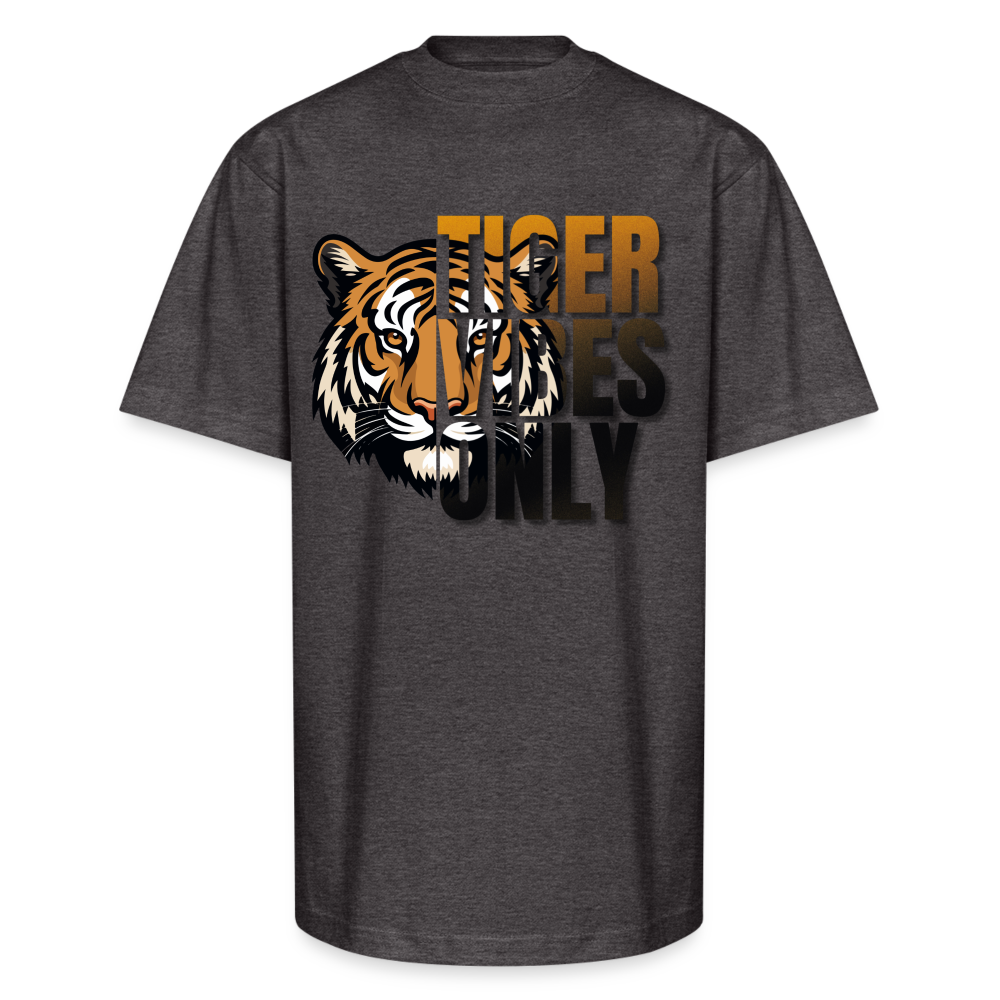 TVO: Tiger Vibes Only Oversized Heavyweight T-Shirt - charcoal grey