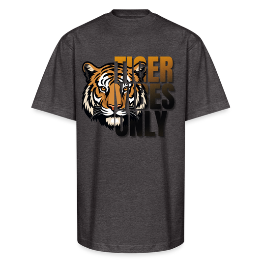 TVO: Tiger Vibes Only Oversized Heavyweight T-Shirt - charcoal grey