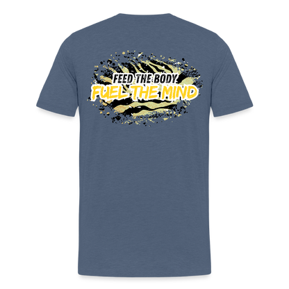 Child Nutrition Logo & Motto Premium T-Shirt - heather blue