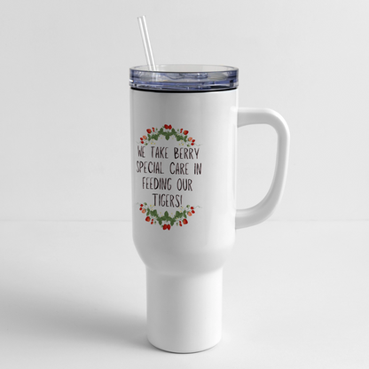 MPHS Berry Special Care 40 oz Travel Tumbler - white