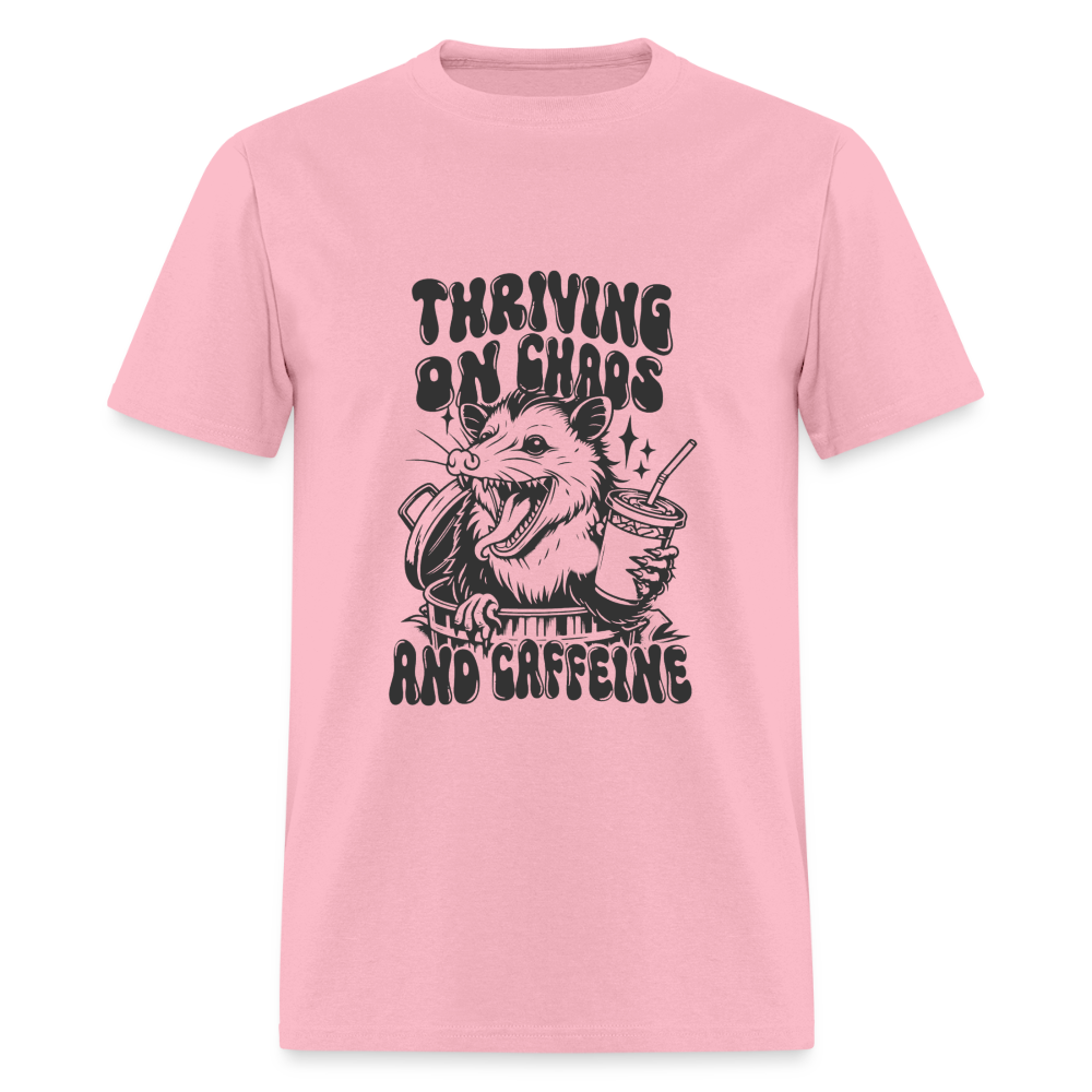 Chaos and Caffeine Classic T-Shirt - pink