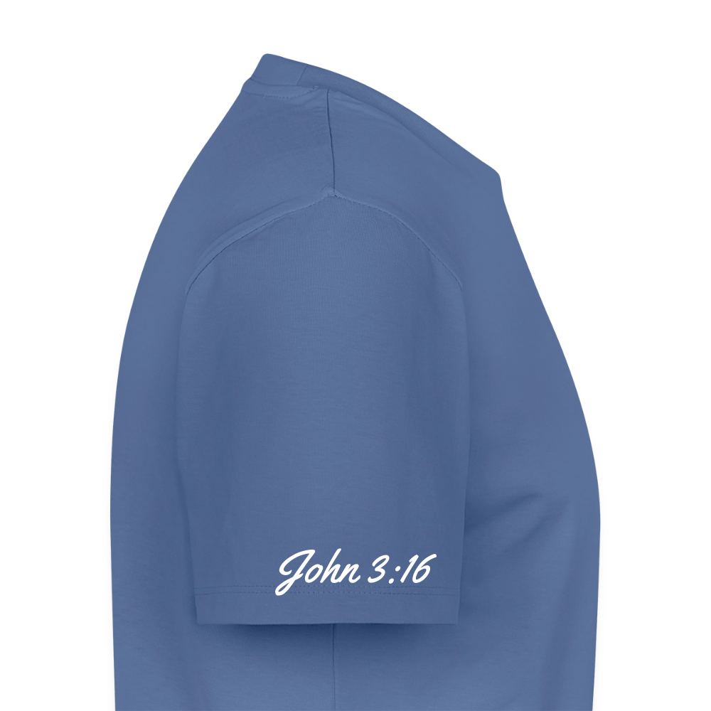 Jesus Gave His Life for Me and You! Premium Adult T-Shirt - stone blue 