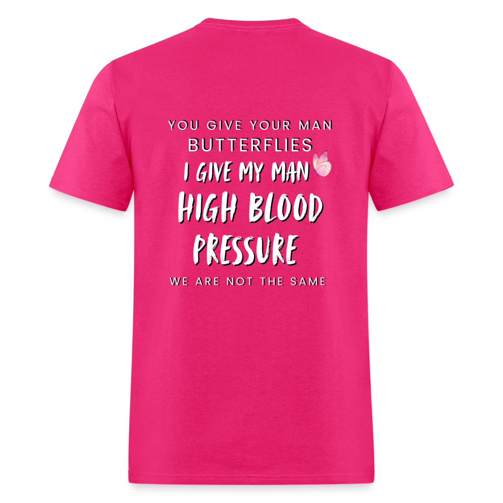 FWC Butterflies & High Blood Pressure Classic T-Shirt - fuchsia