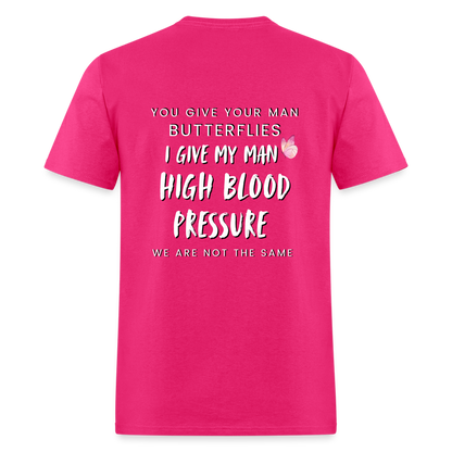 FWC Butterflies & High Blood Pressure Classic T-Shirt - fuchsia