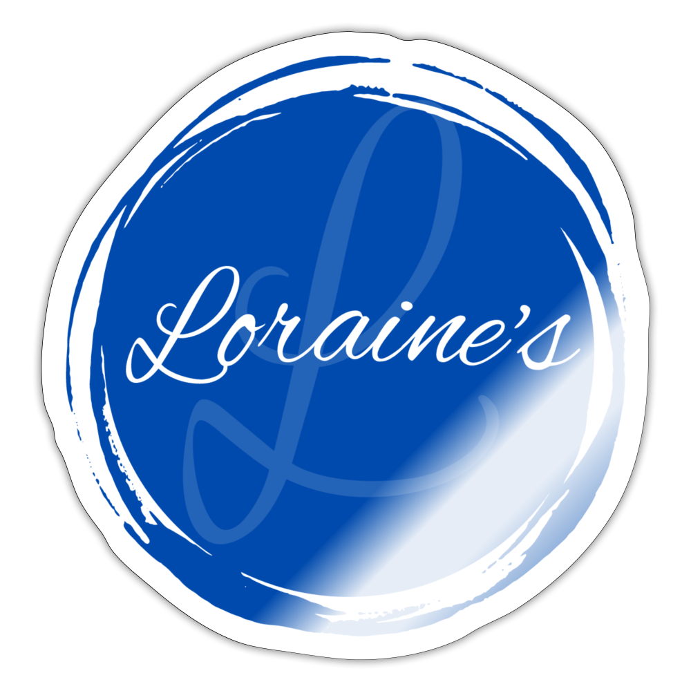 Loraine's Sticker - white glossy