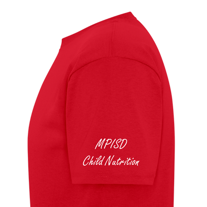 MP LOVE COOKIES- Child Nutrition T-Shirt | GILDAN 5000 - red