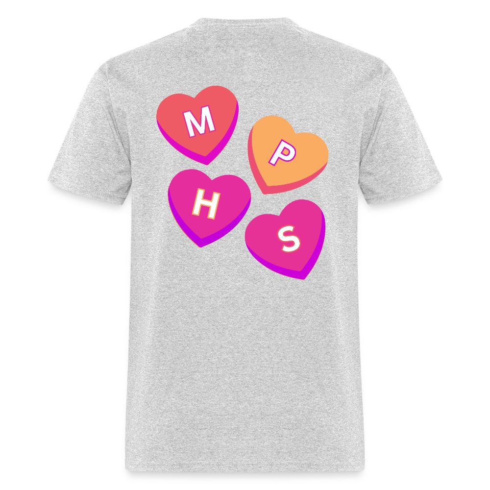 MPHS Nutrition Convo Hearts Classic T-Shirt - heather gray