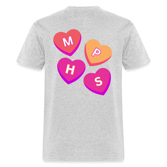 MPHS Nutrition Convo Hearts Classic T-Shirt - heather gray