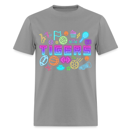 Neon Tigers 2 T-Shirt | GILDAN 5000 - rock