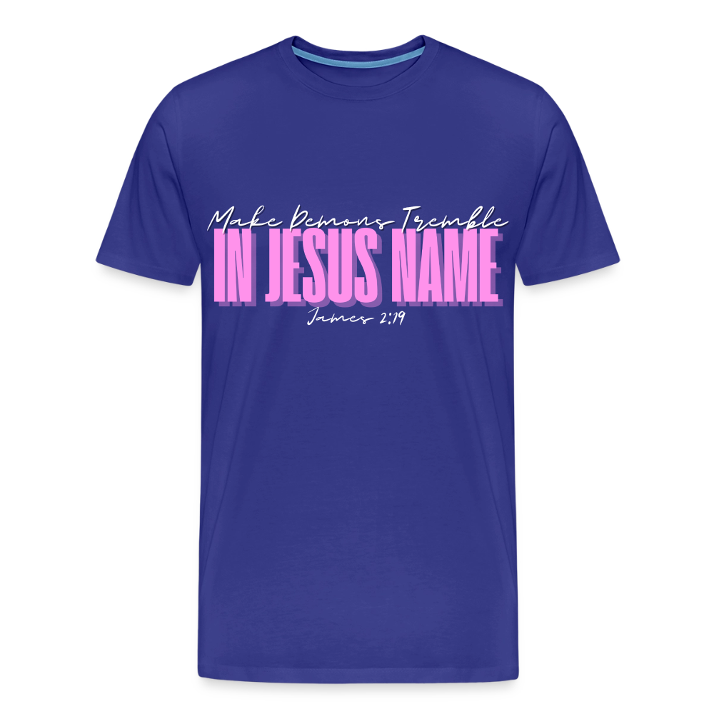 Make Demons Tremble James2:19 Premium Adult T-Shirt - royal blue