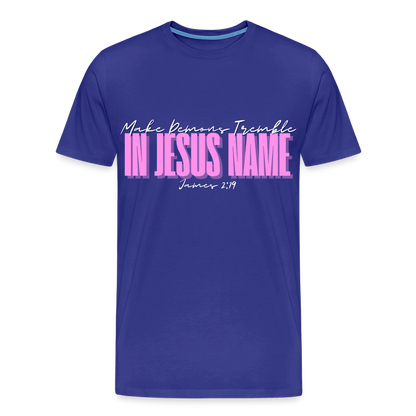 Make Demons Tremble James2:19 Premium Adult T-Shirt - royal blue