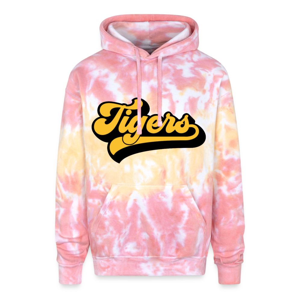 Tigers Adult Tie Dye Hoodie - funnel cake