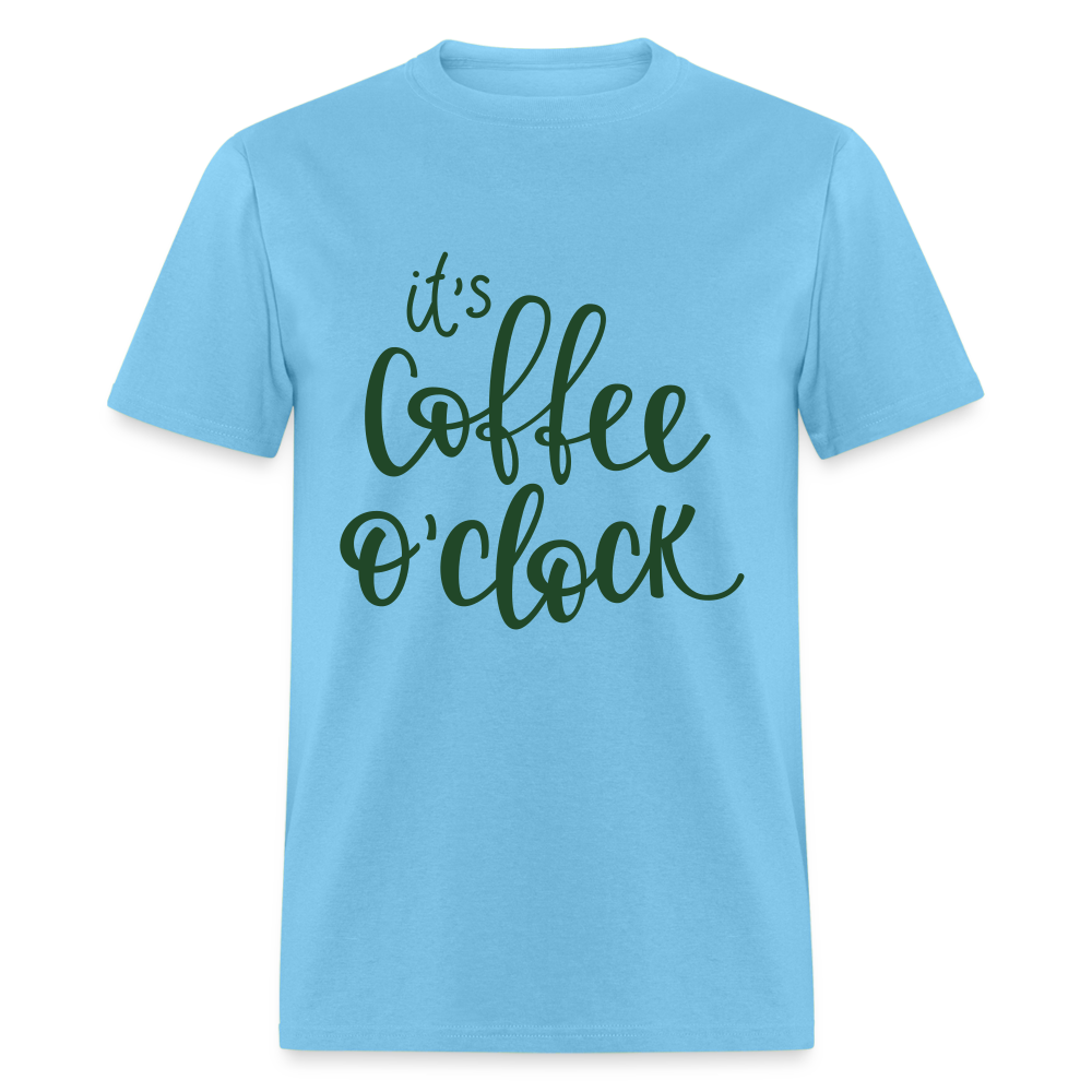 Coffee O'Clock Classic T-Shirt - aquatic blue